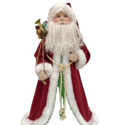 China DIY TOY Christmas Standing Santa Claus with ornament decoration for sale