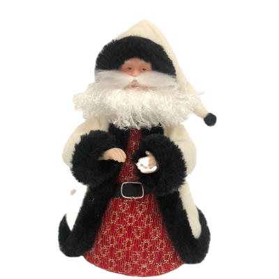 China Soft Toy Standing Santa Claus Figure with Gift Bag for sale