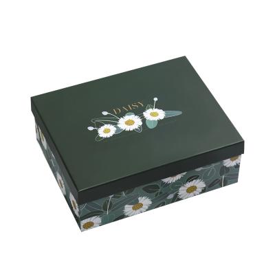 China Small Daisy Paper Box Large Gift Box Spot New Birthday Gift Small Recyclable Lipstick Cosmetic Gift Box for sale