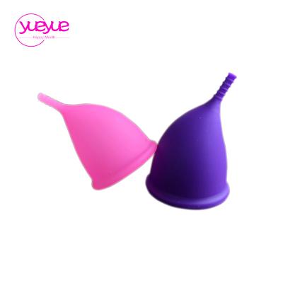 China Chinese female hygiene factory silica gel is harmless natural and unpolluted menstrual cup ladies for sale