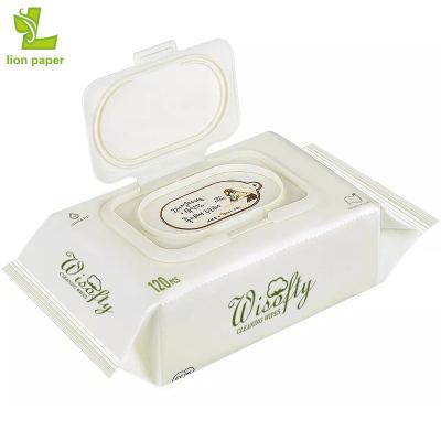 China Manufacturer-Supplier Eco-friendly Plastic Cotton Cotton Factory Price Wet Wipe Box for sale