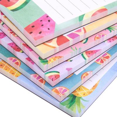 China China To Do List Magnetic Notepads For Fridge Grocery Reminders Fruit Colorful Designs for sale