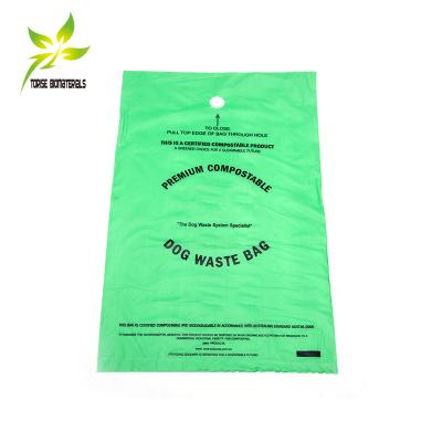 China 100% biodegradable and compostable; Eco Friendly Wholesale En13432 Compostable Biodegradable Dog Poop Bags Custom Printed for sale