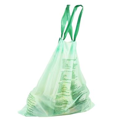 China Household Products Biodegradable And Compostable And Eco - Friendly Printing Drawstring Garbage Bag Eco Friendly for sale