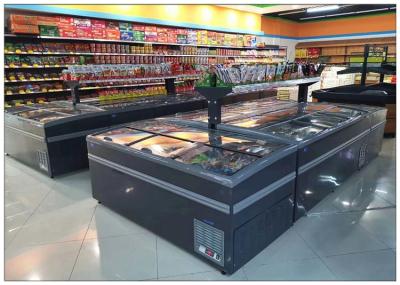 China Single-Temperature Commercial Factory Price Island Freezer Display Showcase for sale