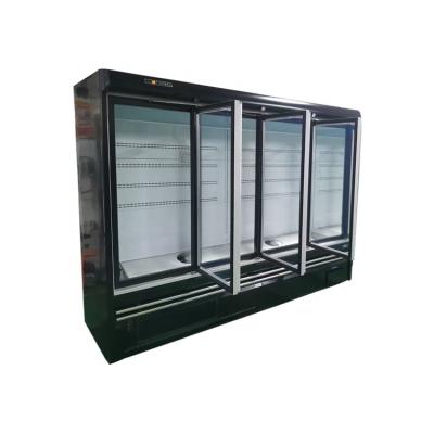 China Single-temperature commercial glass door refrigerator and freezer for sale