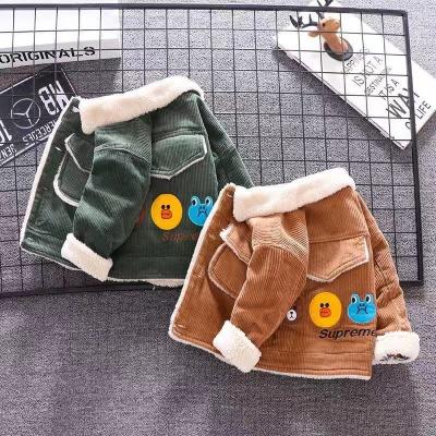 China New Arrival Winter Children's Coat Jacket Children's Thick Breathable Corduroy Wholesale Thick Jacket Children's Warm Coat for sale