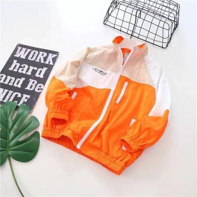 China Wholesale Custom Viable Mesh Sports Zipper Public Light Colorful Coated For Kids Boy Spring Jacket for sale