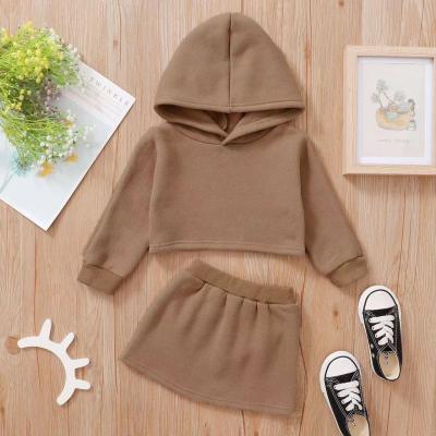 China Casual Customize Girls Shear Kids Matching Sweatsuit Child Hoodie Sets Fleece Jogger Sets Outfits 2pcs for sale