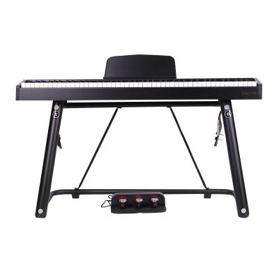 China Wooden Electric Piano 88 Grain Midi Keyboard Digital Piano Electric Hammer Keyboard Upright Piano Electronic Organ for sale