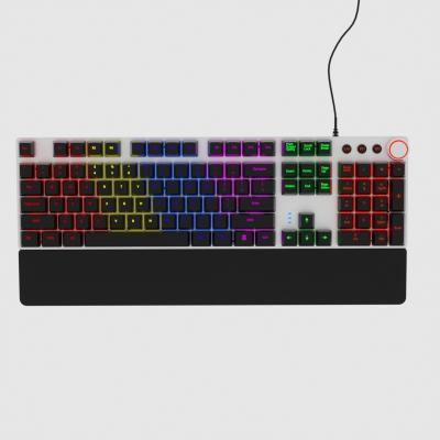 China Wired mechanical keyboard Hot Selling gaming Wired Keyboard Illuminated keyboard wholesale 108 key Computer Accessories Wired USB mechanical keyboard for sale