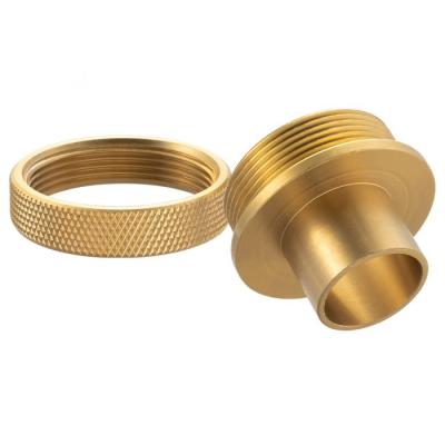 China CNC Aluminum Custom High Quality Brass Machine Connector Repair Pipe Repair Precision OEM Parts Manufacturer for sale