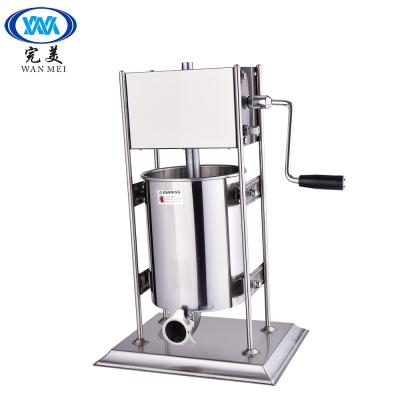 China High Quality Commercial Stainless Steel 304 Hotels Manual Meat Sausage Stuffer for sale