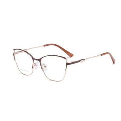 China Single Vision Glasses Frame Men Splicing Logo Metal Square Eyeglasses Custom Anti Optical Blue Frames Optical Frame for sale