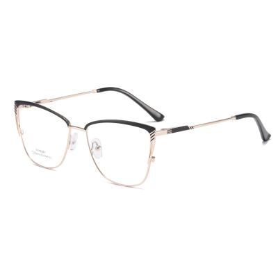 China High Quality Single Vision Glasses Frame Custom Logo Metal Eyeglasses Frames Optical Men's Frame for sale