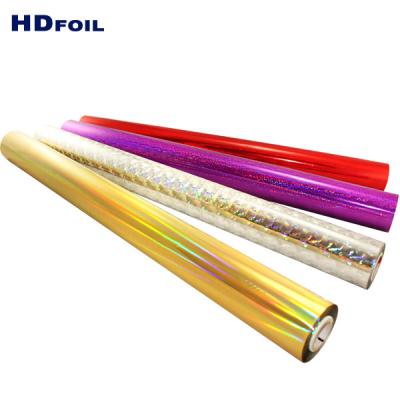 China Good Quality Gold Foil Roll Paper Rainbow Foil Hot Stamping For Paper Plastic Fabric for sale