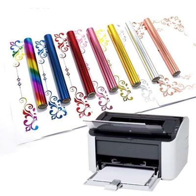 China Digital Paper Stamp Foil Reactive Toner Gold Hot Stamping Foil for sale