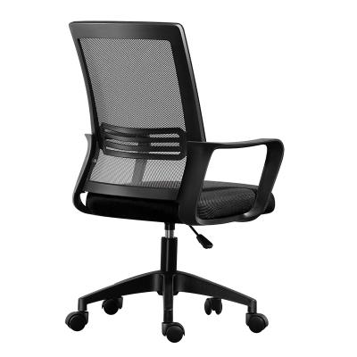 China Manufacturer Commercial Support Lumbar Furniture Rotation Armrest Rolling Mid Post-market Modern Mesh Staff Task Chair Office for sale