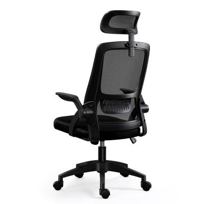 China Silla de Oficina Computer Mesh Task Ergonomic Adjustable Swivel Rolling Home Office Office Chair with Flip-Up Arms for sale