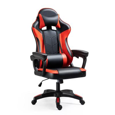 China High Quality Red Luxury Custom Silla Gamer Chair Modern PU PC Rotating Leather Computer Racing Gaming Chair With Footrest And Massage for sale