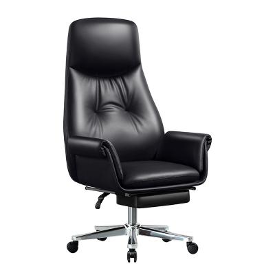 China Wholesale Ergonomic Executive Leather Rotation Office Chair (Height) Swivel Adjustable Luxury Comfortable Cheap Swivel High for sale