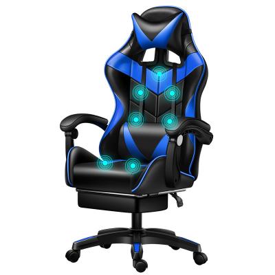 China Computer PC Gamering Chair (Height)Adjustable High Quality Gaming Chair Packing Massage And Footrest for sale