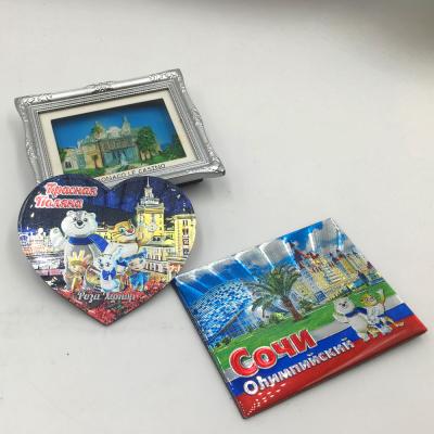 China Shape Fridge Magnet Foil Material With Best Epoxy Interesting Looking Shiny Fridge Magnet for sale