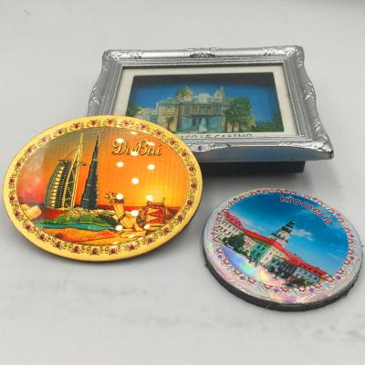 China Wholesale custom 3d fridge magnet shape lenticular aluminum magnet crystal glue for sale