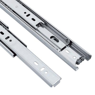 China Modern Mute Drawer Track Slide Guides Rail Kitchen Cupboard Stainless Steel Drawer Slide Rail for sale