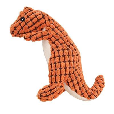 China Toy Stuffed Squeaky Dog Stuffed Plush Toy Stuffed Cute Viable Resistant Dinosaur Soft Toy Stuffed Plush Dinosaur Small and Medium Chew Training for sale