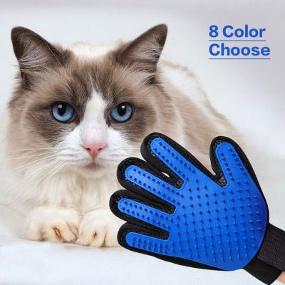 China Viable Hair Remover Cat Dog Cat Horse Glove Pet Grooming Glove Pet Grooming Glove Deshedding Glove for sale