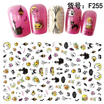 China Trendy Nail Art Decals Halloween Nail Christmas Sticker Decals for Nail Decoration for sale