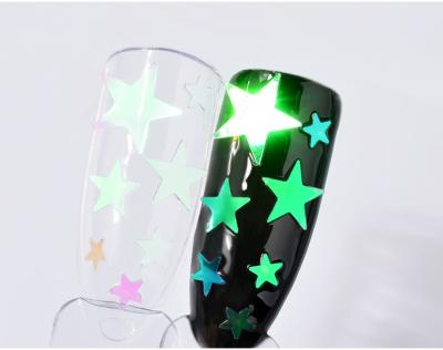 China Plastic Nail Art Magic Star Sparkles Laser Sparks 6 Color Colorful Equipment for sale