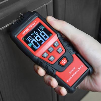 China Habotest HT632 Small Size Wood Moisture Tester With Self Calibration HT632 for sale