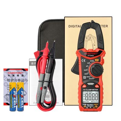 China HT206A 6000 Meter Multimeters Counts DC AC 600V and AC 600A Digital Flange 193mmx73mmx34mm for sale