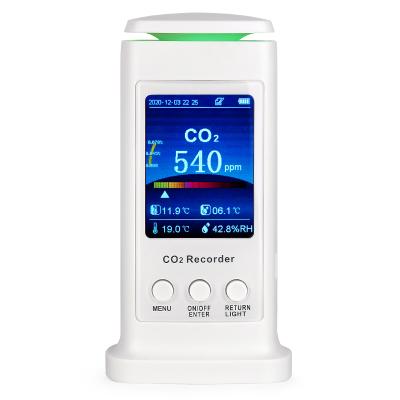 China 20000ppm Handheld CO2 Recorder Monitor Carbon Dioxide Recorder byEnvironment Air Quality Tester 146*80*68mm for sale