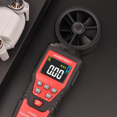 China Habotest HT625A Digital Handheld Anemometer for 9999 CFM Air Volume Tester Wind Speed ​​in Different Units 197 x 60 x 33mm for sale