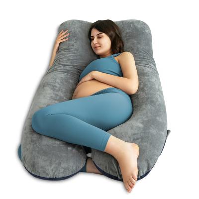 China Present U Shape Therapy Best Full Contour High Quality Maternity Body Pillow For Mom Pregnancy Pillow for sale