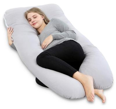 China Therapy Pregnancy Maternity Pillow U Shape Full Baby Sleeping Pregnancy Pillow with Detachable Velvet Cover for sale