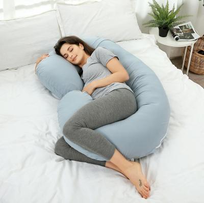 China Best Inflatable 100% Cotton Maternity Sleep C Shape Good Price Body Pillow Pregnancy Full Body Pregnancy Pillow for sale