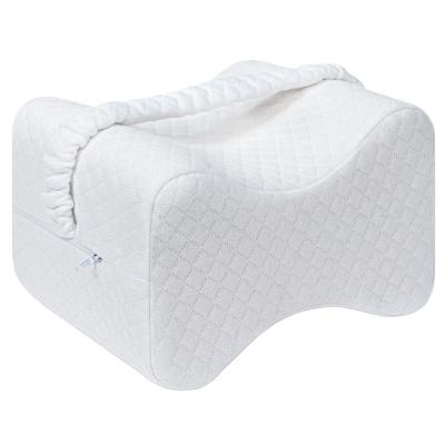 China Memory Function Knee Pillow For Side Sleepers Leg Pillow For Lower Pain Memory Foam Knee Support Pillow for sale