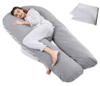 China 2021 High Quality Long Therapy Full Body Pillow U Shaped Pregnancy Pillow For Mom for sale