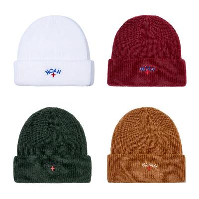 China New Retro JOINT Hip Hop Couple Cold Cross Personalized Cheap Fashion Winter Hats for sale