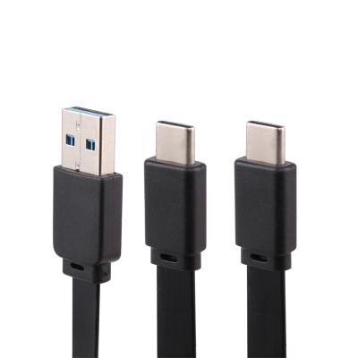 China Camera 2-in-1 USB C 3.1 to type C gen1 and USB 3.0 a high-speed data cable 5GB/s speed, for USB A or C port mobile hard drives for sale