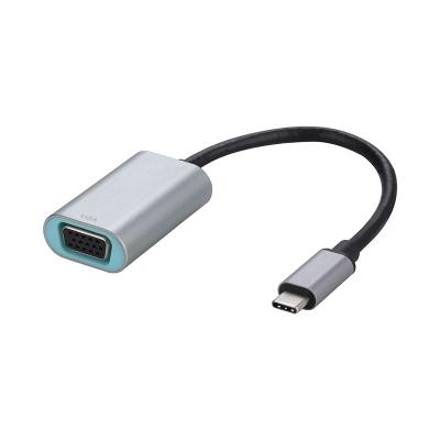 China VGA 1080P Audio Cable Type c to VGA Male to USB Female Cable High Speed ​​Connectors Cable Shenzhen Factory for sale