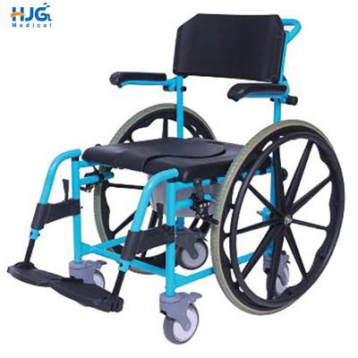 China Healthcare Shower and Aluminum Commode Wheelchair with 4 x 5