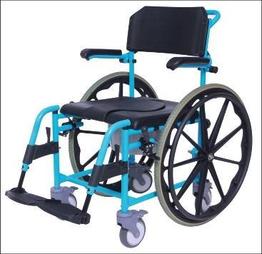 China Healthcare Shower And Commode Aluminum Wheelchair for sale