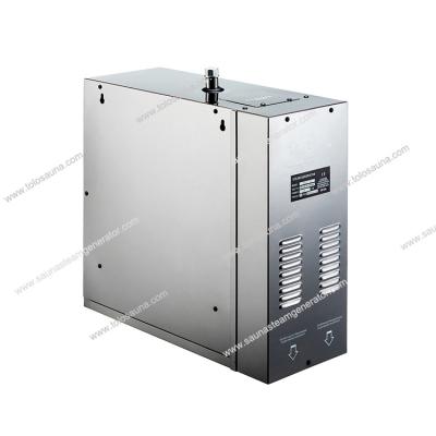 China generador de vapor residencial 12kw, generador de vapor mojado eléctrico para el sitio de vapor con limpiar con un chorro de agua automático después de dren en venta