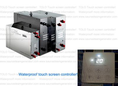 중국 터치스크린 제어반, 15 킬로와트를 가진 젖은 사우나 증기 발전기 판매용