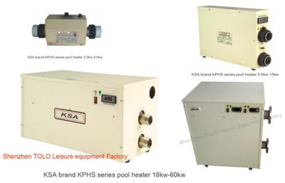 China Heat Pump Electric Spa Heaters , 40kw Freestanding Pool Water Heater for sale